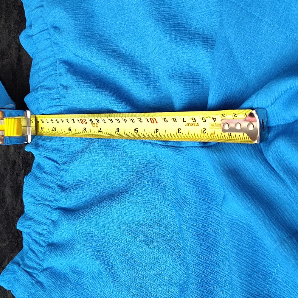 Women's Blue Shorts LOFT OUTLET WOMENS BLUE ππππ SHORTS WITH BELT WRAP - Picture 7 of 12